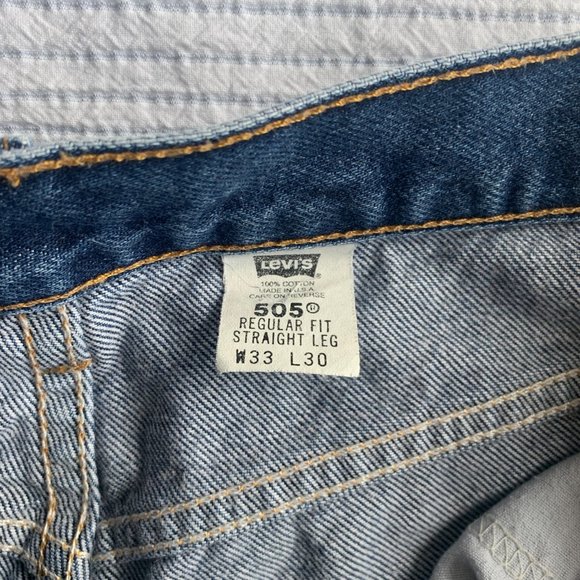 Levi's 505™ REGULAR FIT MEN'S JEANS - Picture 5 of 5